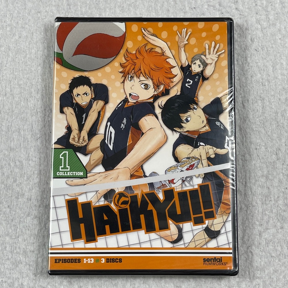 Sentai Filmworks Haikyu Collection 1 DVD‎ Orange Episodes 1-13 New Sealed
